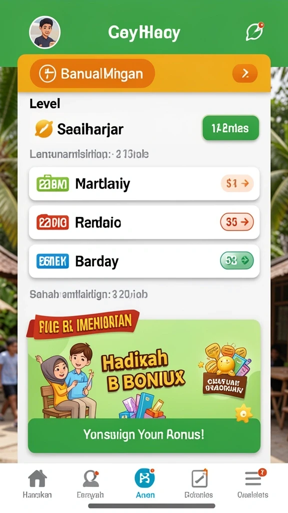 Screenshot menunjukkan berbagai pilihan mesin slot yang tersedia.