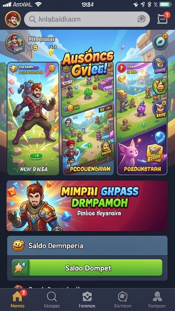 Karakter dengan desain yang unik dan menarik.