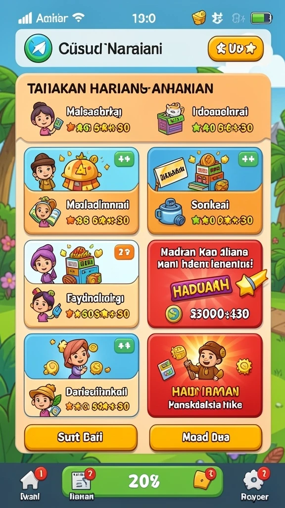 Tampilan antarmuka yang menarik dan mudah digunakan.