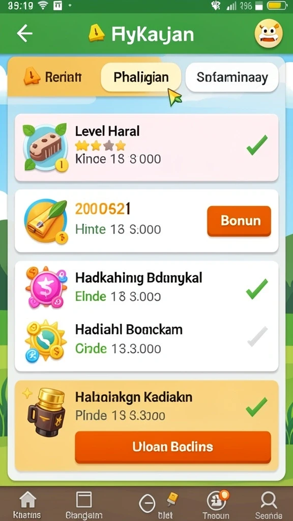 Beragam jenis permainan yang menghibur dan seru.