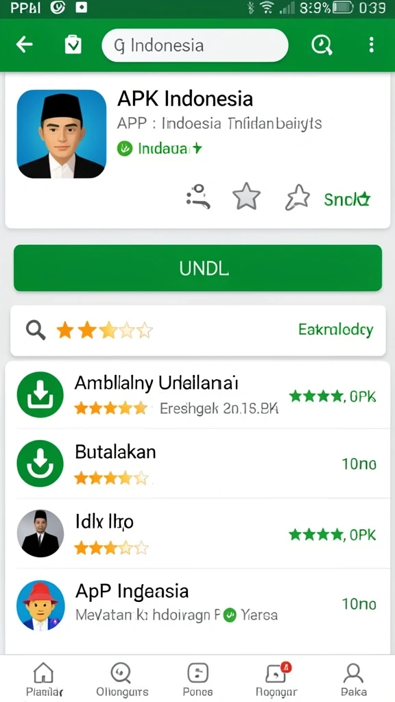 Tampilan awal permainan yang menarik.