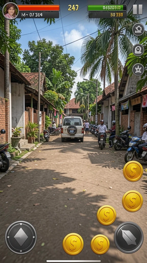 Contoh karakter yang dapat dikustomisasi dalam 73K.