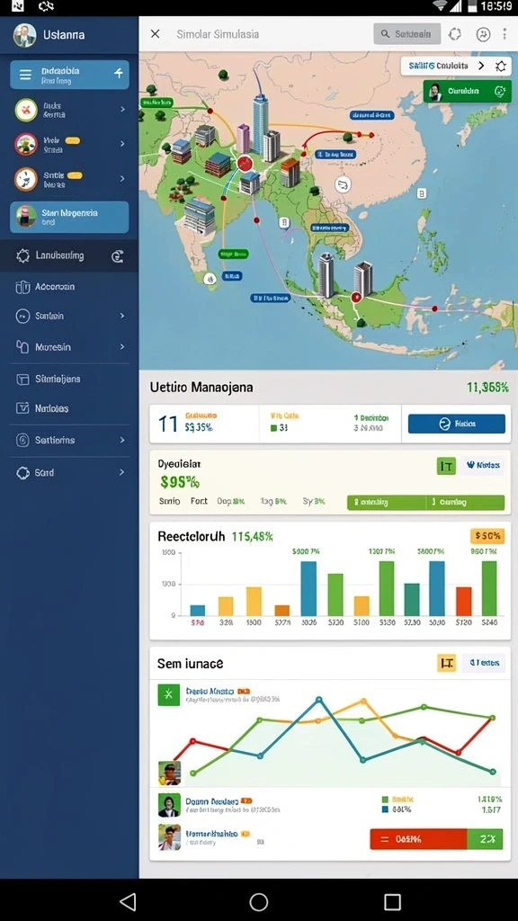 Tampilan grafis yang memukau di 77RP.