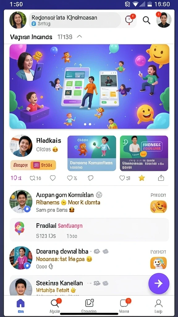 Tampilan antarmuka pengguna yang menarik dan mudah dinavigasi.
