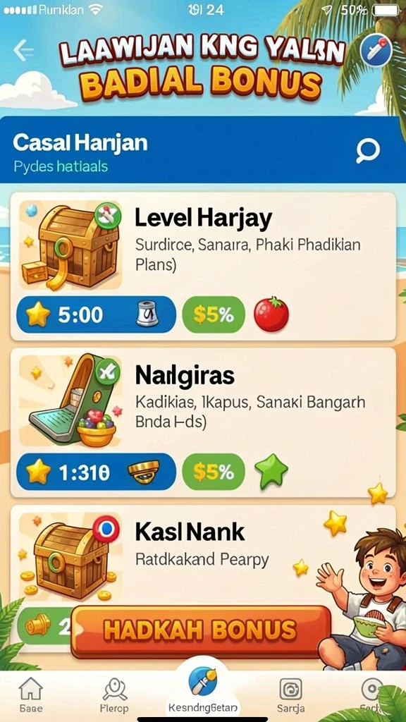 Tampilan awal aplikasi 99RP yang menarik.