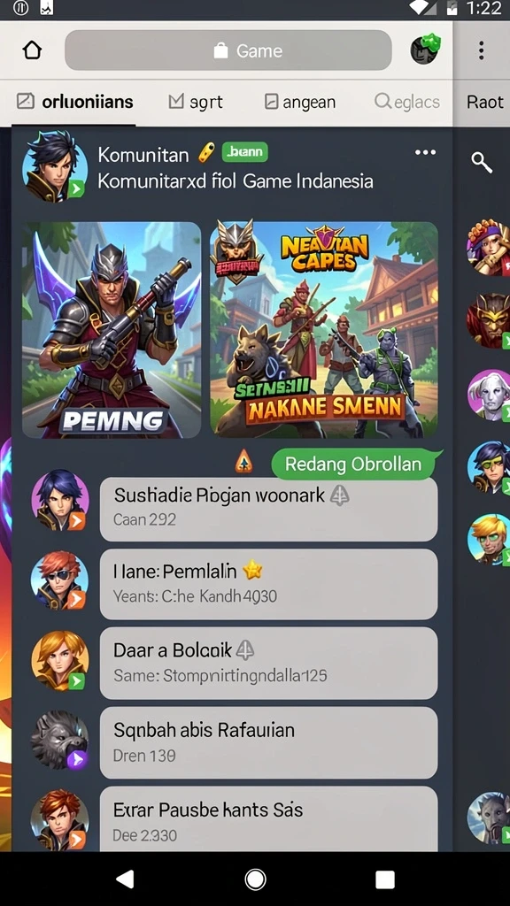 Bergabung dengan pemain lain dalam mode multiplayer.