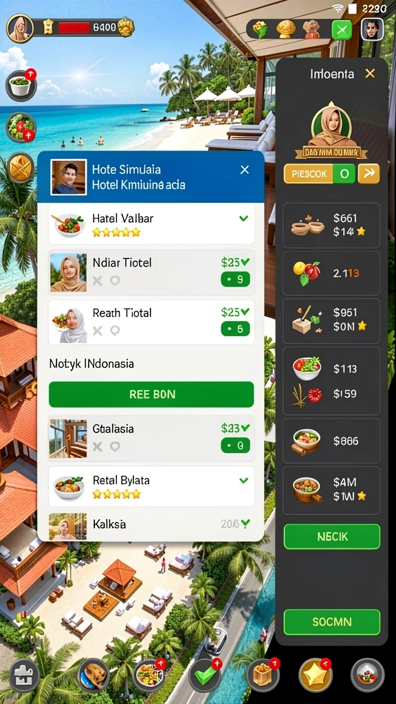 Screenshot aplikasi ADG62 menunjukkan grafis yang fantastis.