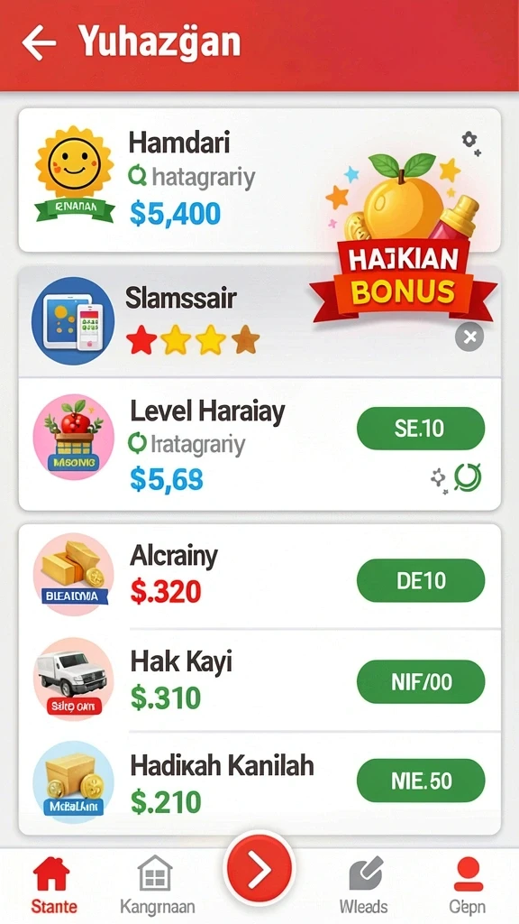 Karakter-karekter unik dengan desain yang menarik.