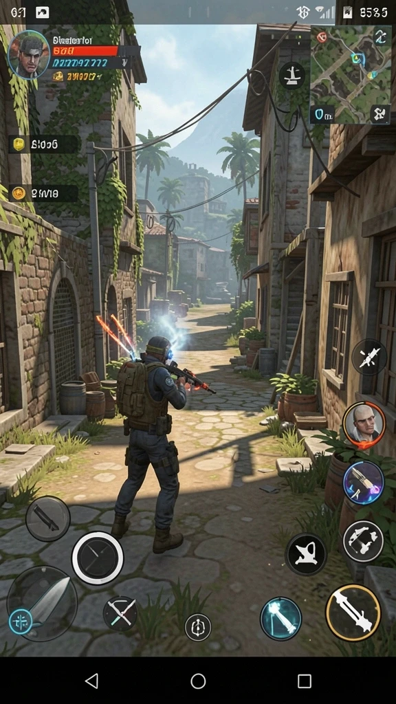 Bergabung dengan teman dalam mode multiplayer.