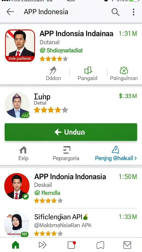 Berbagai mode permainan yang bisa dipilih.