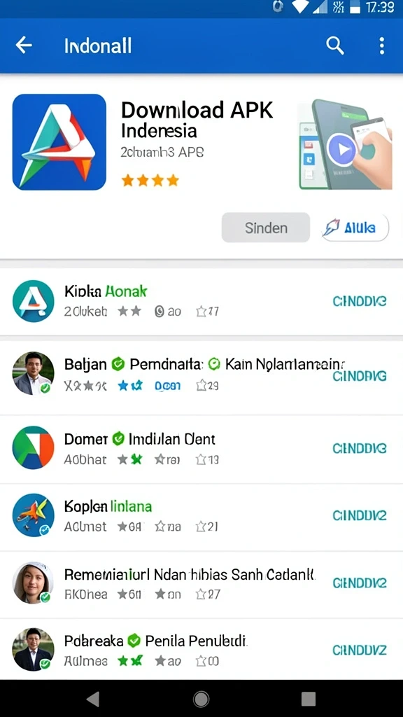 Tampilan utama aplikasi DNA777 yang menarik.