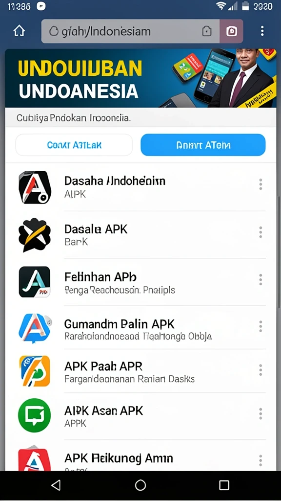 Tampilan antarmuka yang interaktif dan menarik.
