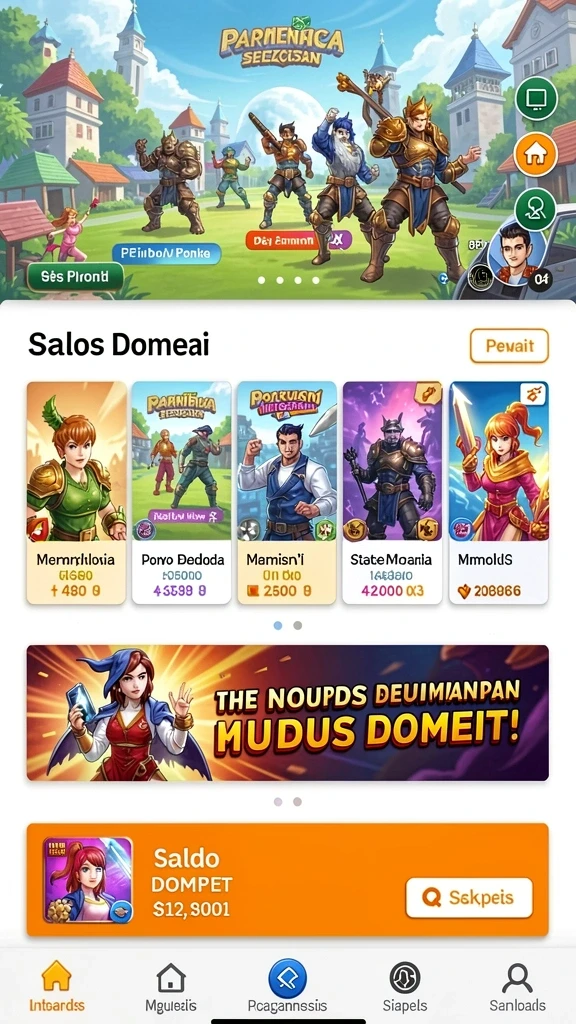 Tampilan grafis yang memukau dan modern.