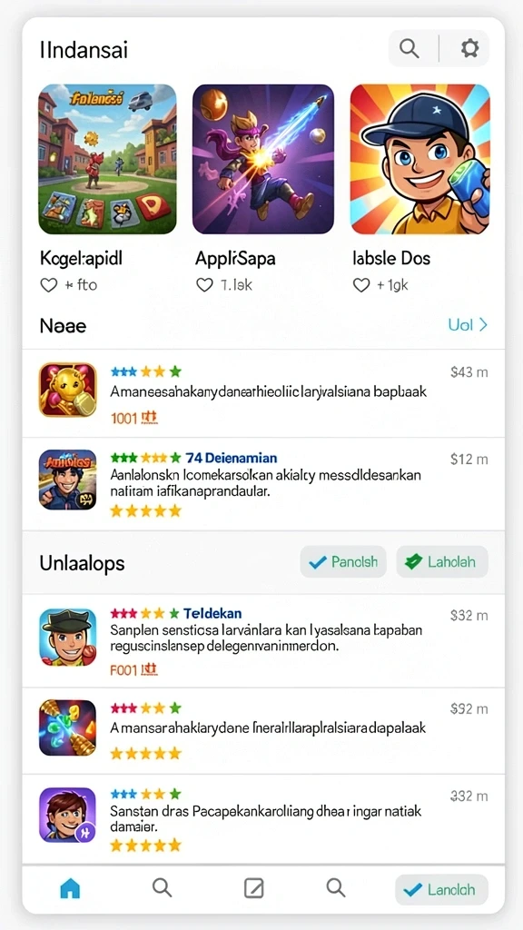 Antarmuka yang intuitif dan mudah digunakan.