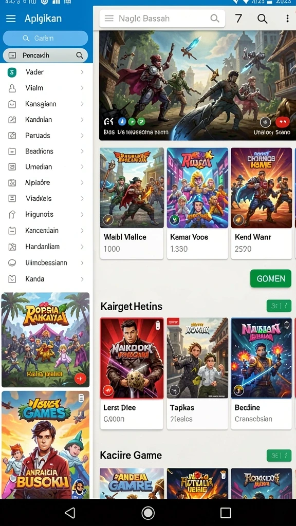Beragam item untuk meningkatkan strategi bermain.