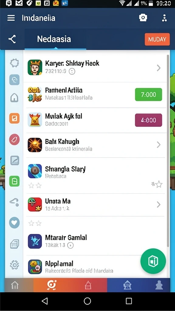 Tampilan antarmuka yang menarik dan mudah digunakan.