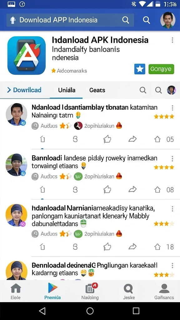 Tampilan beranda yang menarik dan informatif.
