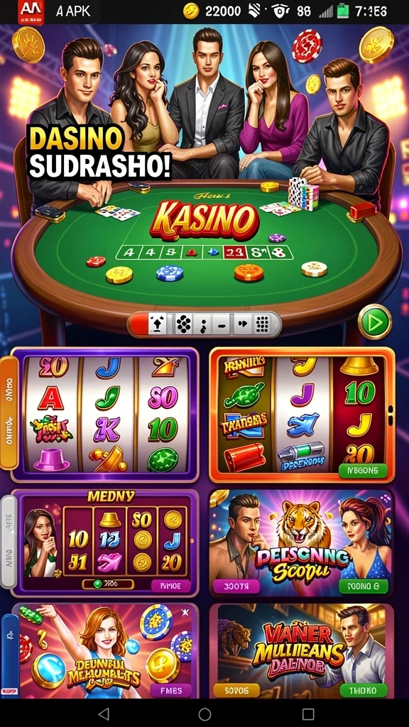 Tampilan antarmuka game yang intuitif dan menarik.