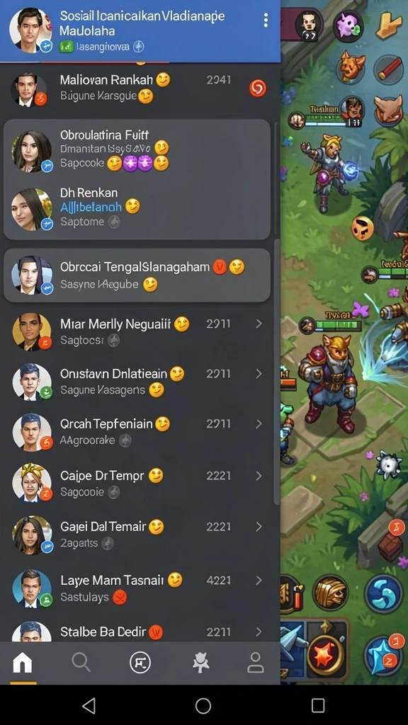 Screenshot menunjukkan mode multiplayer yang seru.