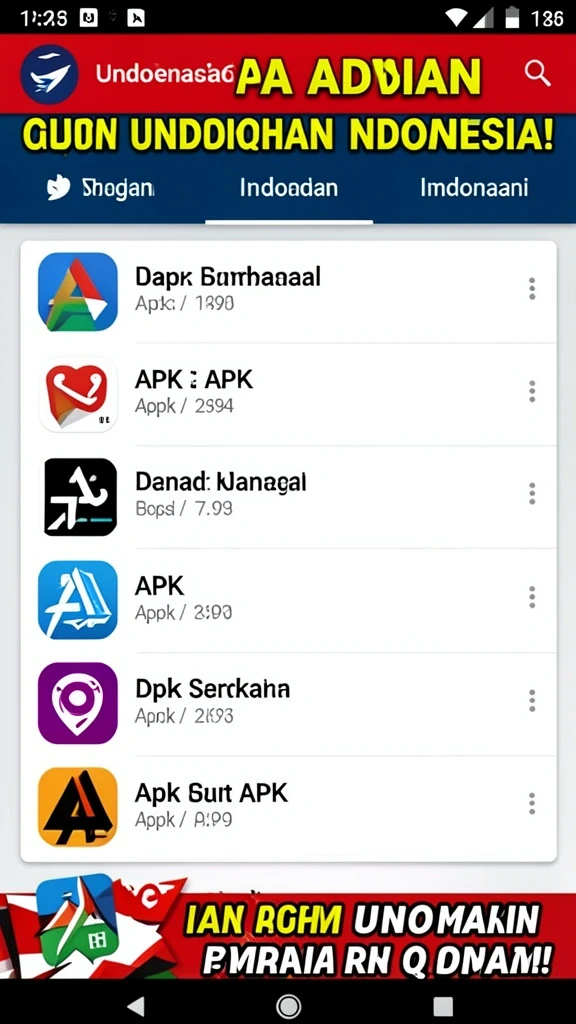Tampilan awal permainan yang memukau dan penuh warna.