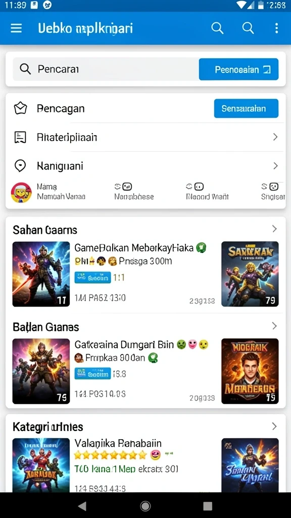 Grafis menawan yang membuat permainan lebih menyenangkan.