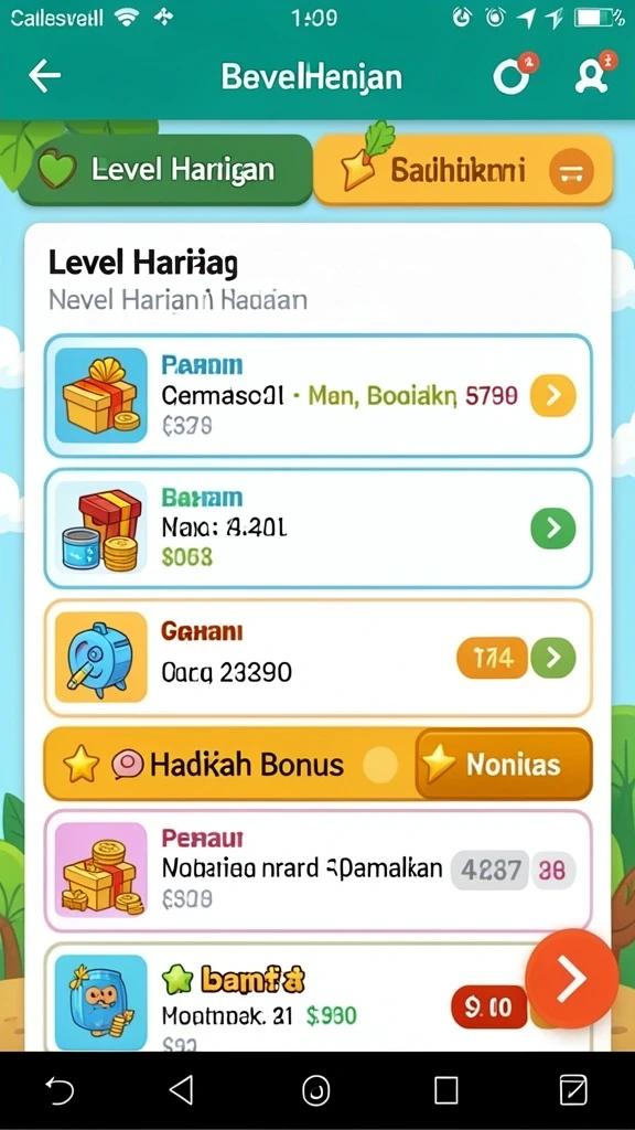 Fitur interaktif yang mengundang pengguna untuk berpartisipasi.