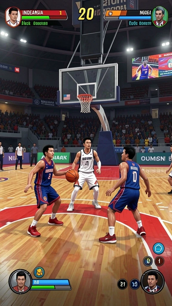 Tangkapan layar saat bertempur dalam mode multiplayer.