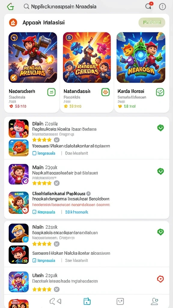 Tampilan antarmuka yang menarik dan mudah digunakan.
