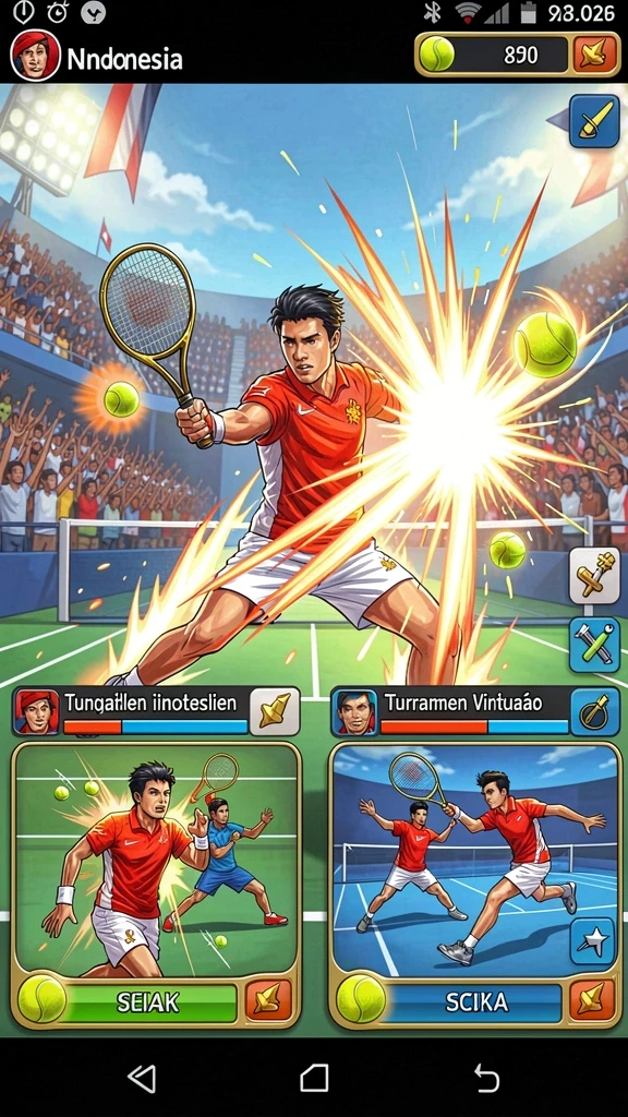 Screenshot dari mode multiplayer yang seru.