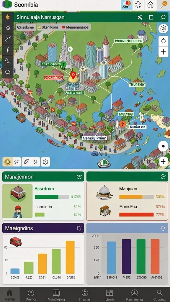 Tampilan antarmuka yang user-friendly dan memudahkan navigasi.