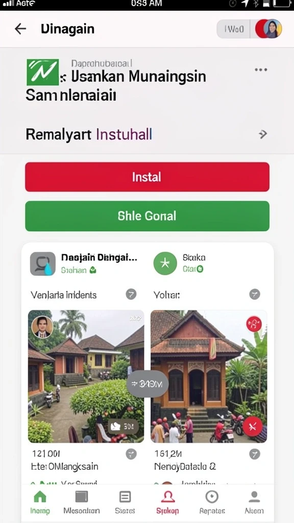 Tampilan antarmuka LUSA777 yang menarik.