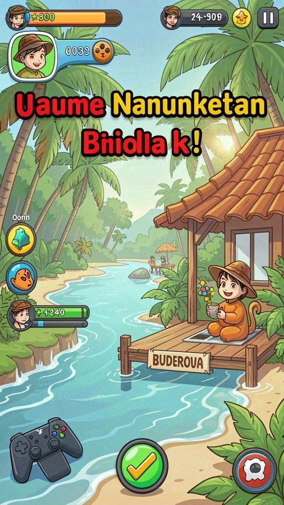 Aksi pertempuran seru antara hero di arena.