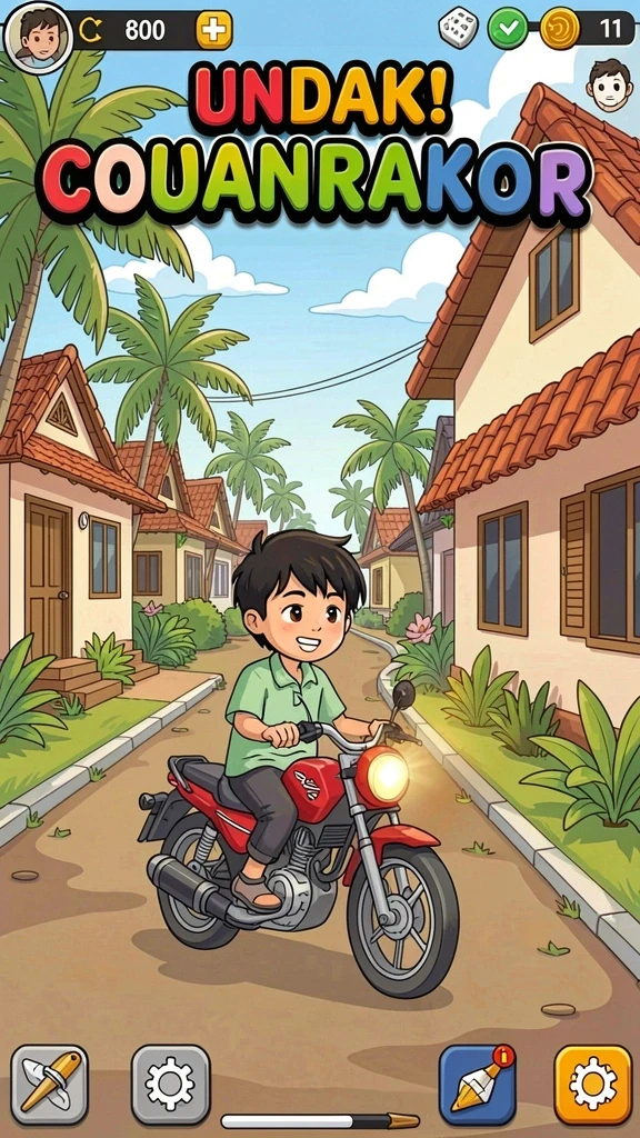 Tangkapan layar menampilkan aksi seru dalam game.