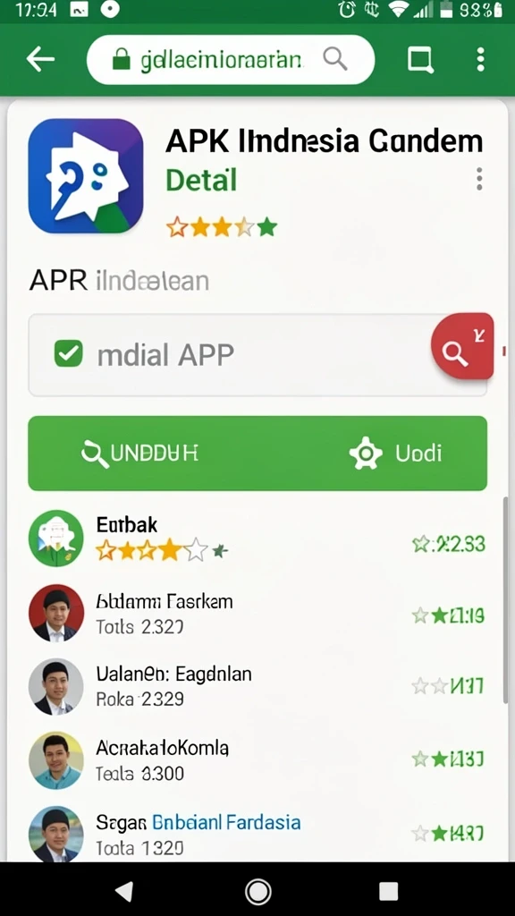 Tampilan antarmuka pengguna yang menarik.