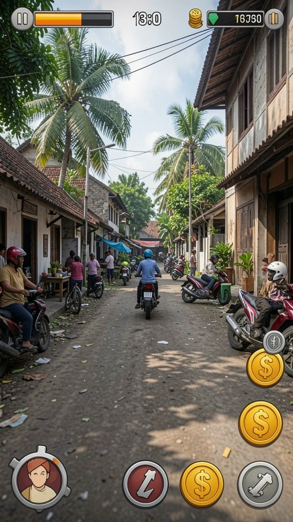 Gambar karakter utama RPRPRP yang penuh semangat.