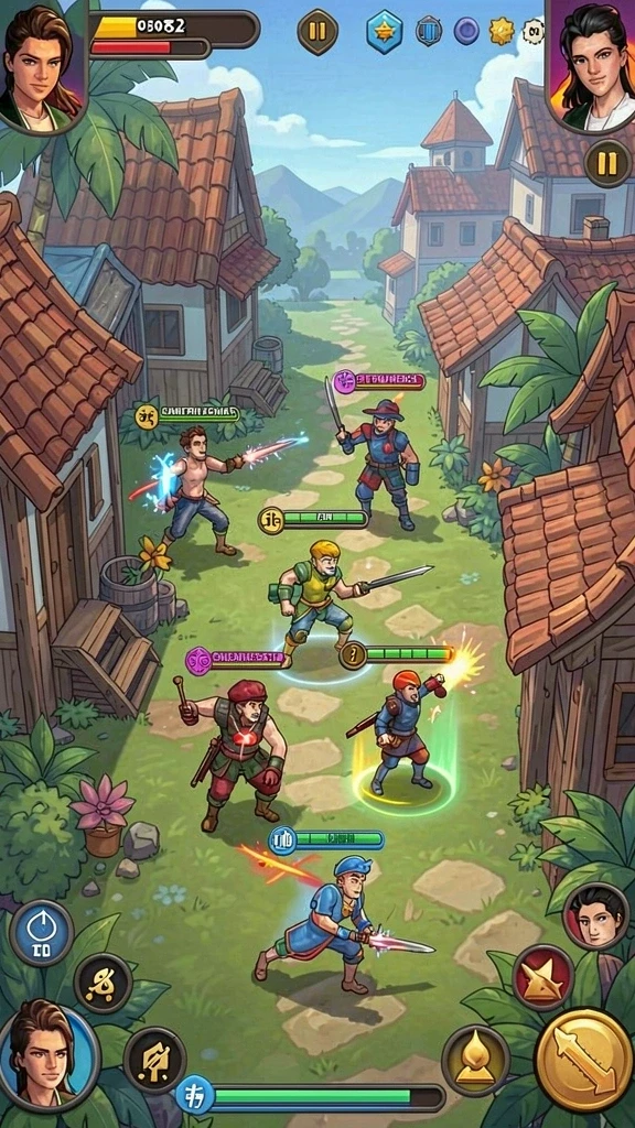 Mode multiplayer yang memungkinkan bermain bersama teman.