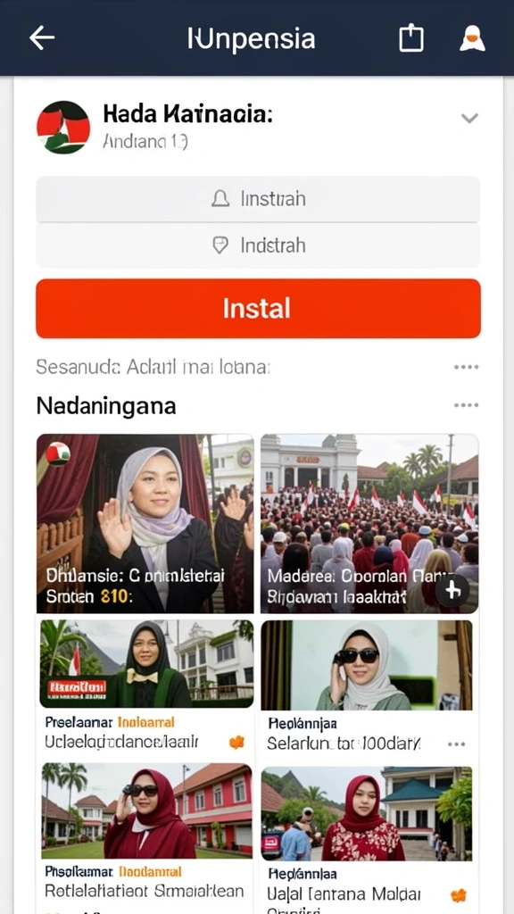 Tampilan antarmuka pengguna yang intuitif dan mudah dinavigasi.