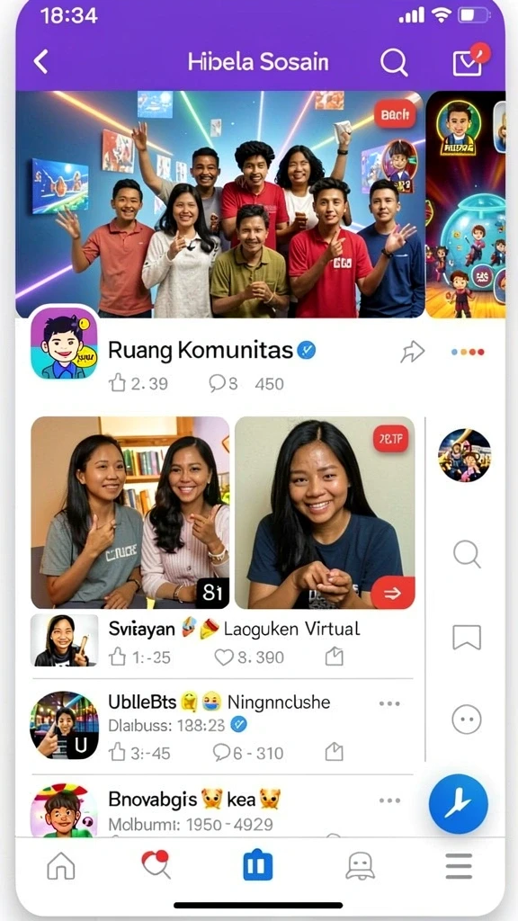 Tampilan utama aplikasi SURGA77 yang menarik.