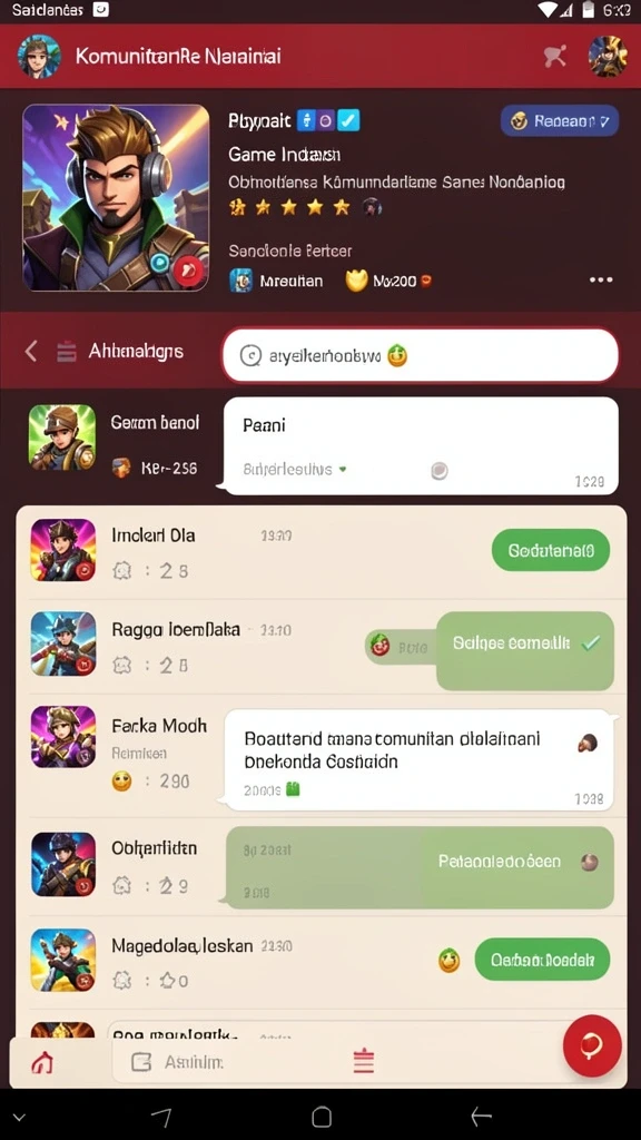 Tangkapan layar menunjukkan interaksi multiplayer dalam VIP805.