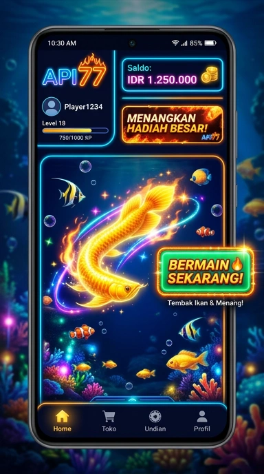 api77 — layar beranda